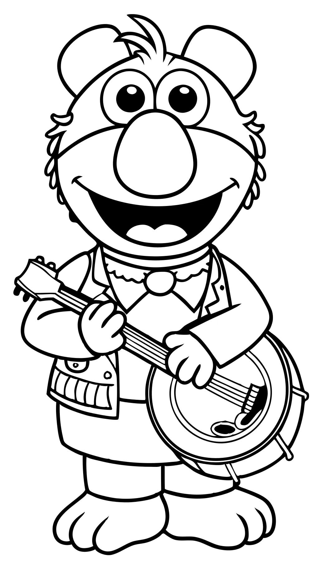 coloring pages of the muppets